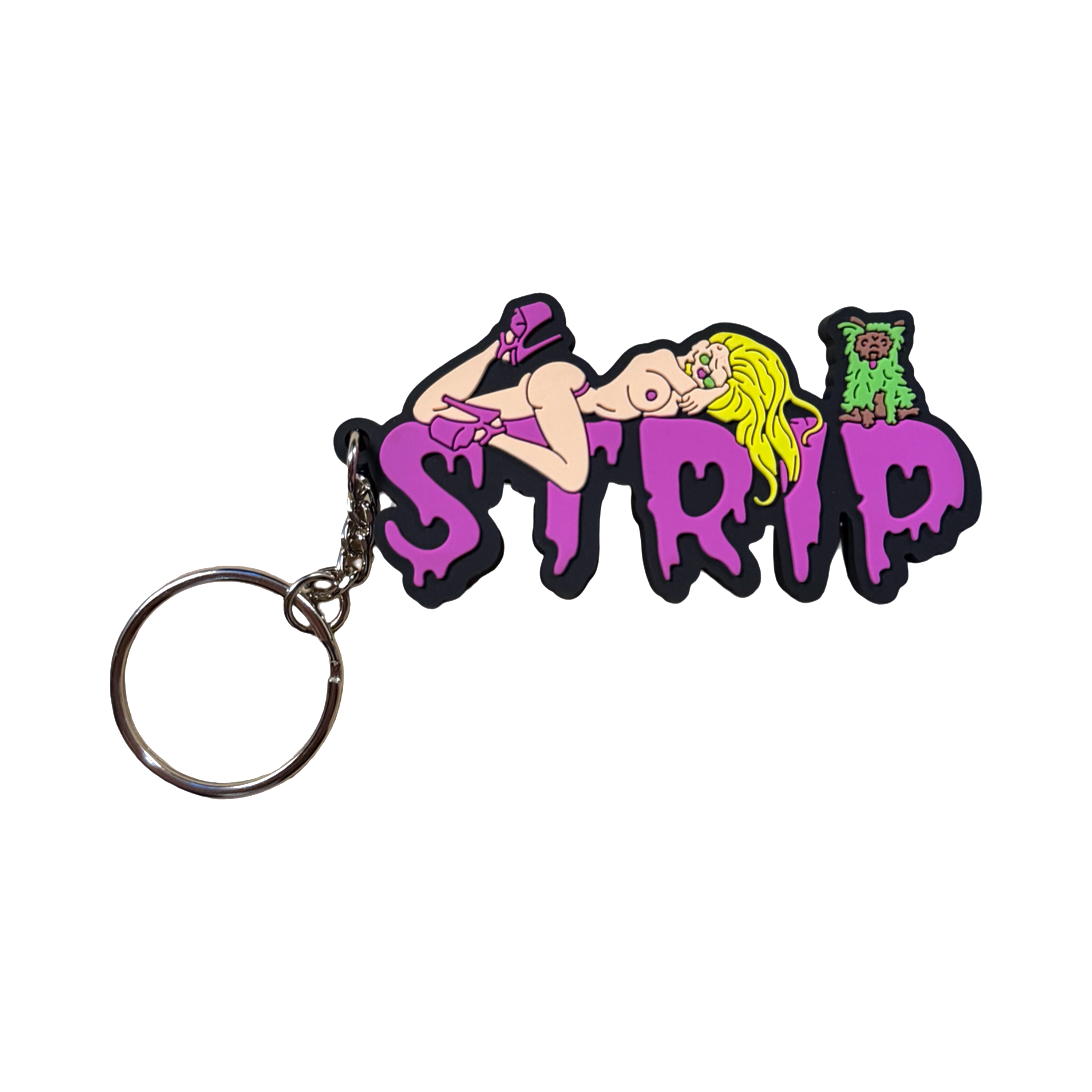 Holly Hot Pink Keychain
