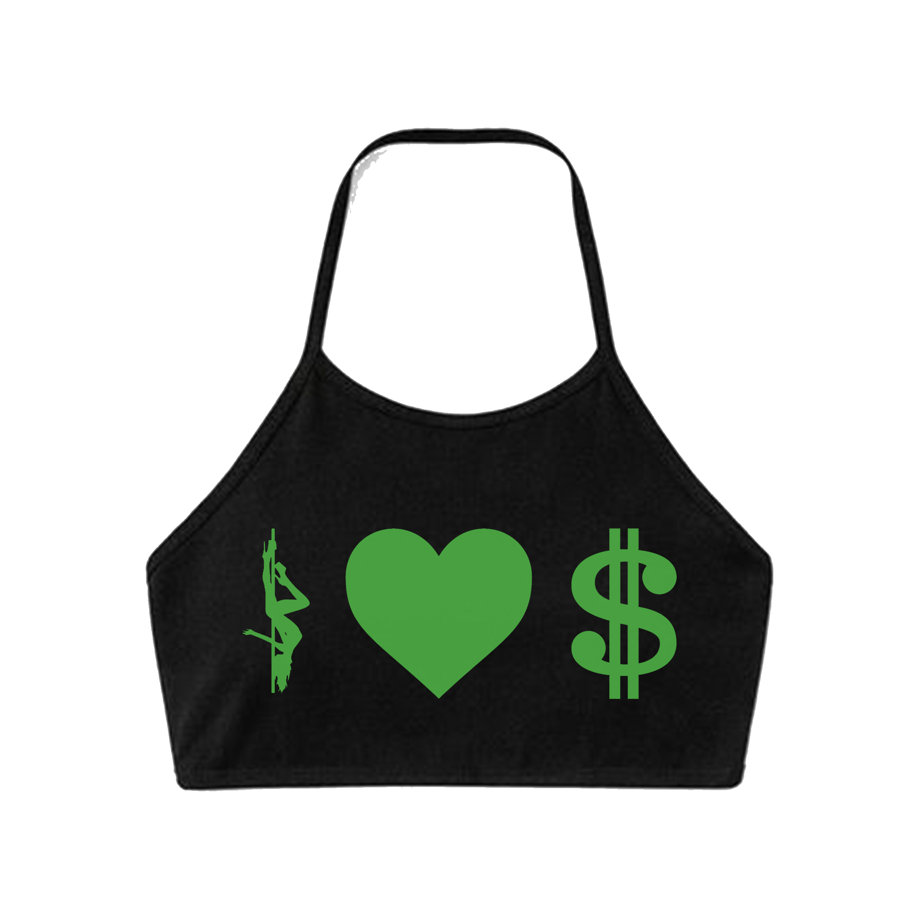 I Love Money Halter Top